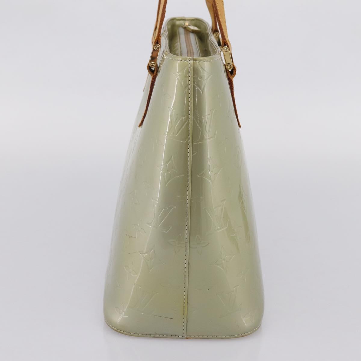 LOUIS VUITTON Monogram Vernis Houston Hand Bag Gris M91053 LV Auth ep15992