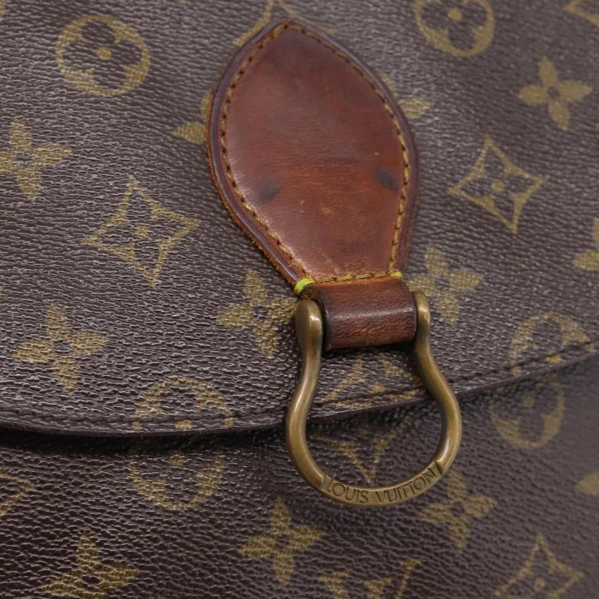 LOUIS VUITTON Monogram Saint Cloud GM Shoulder Bag M51242 LV Auth ep15994