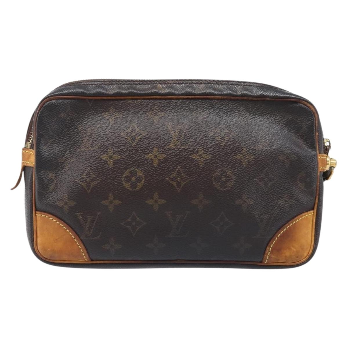 LOUIS VUITTON Monogram Marly Dragonne GM Clutch Bag M51825 LV Auth ep15995