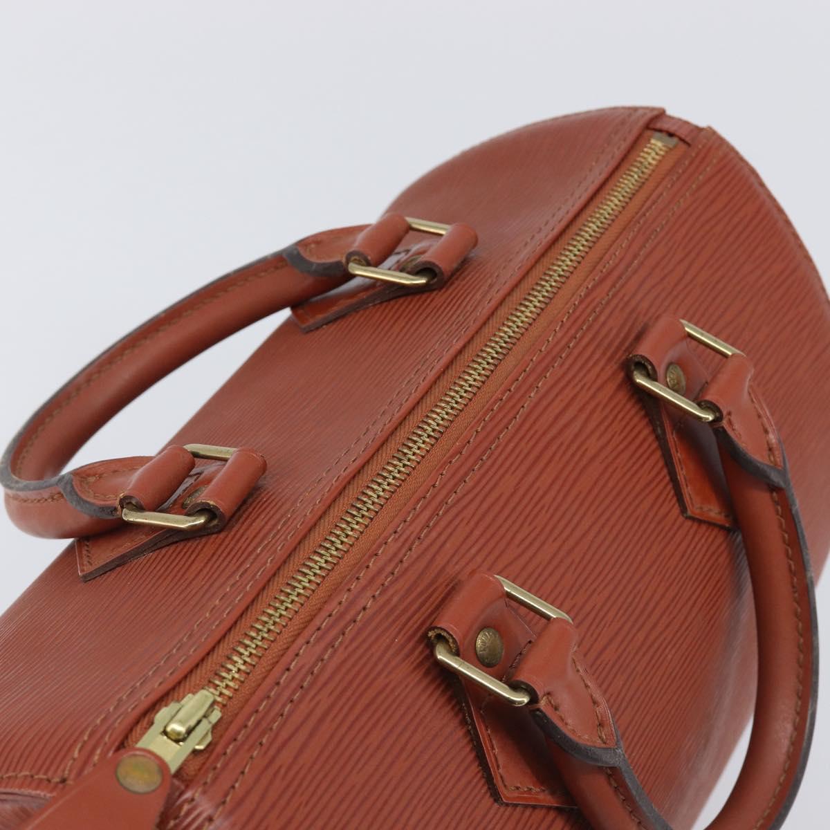 LOUIS VUITTON Epi Speedy 25 Hand Bag Brown M43013 LV Auth ep16007A