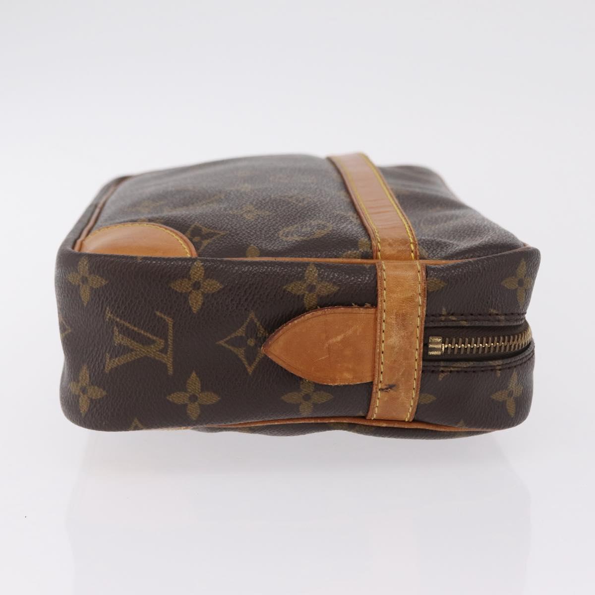 LOUIS VUITTON Monogram Compiegne 28 Clutch Bag M51845 LV Auth ep16014