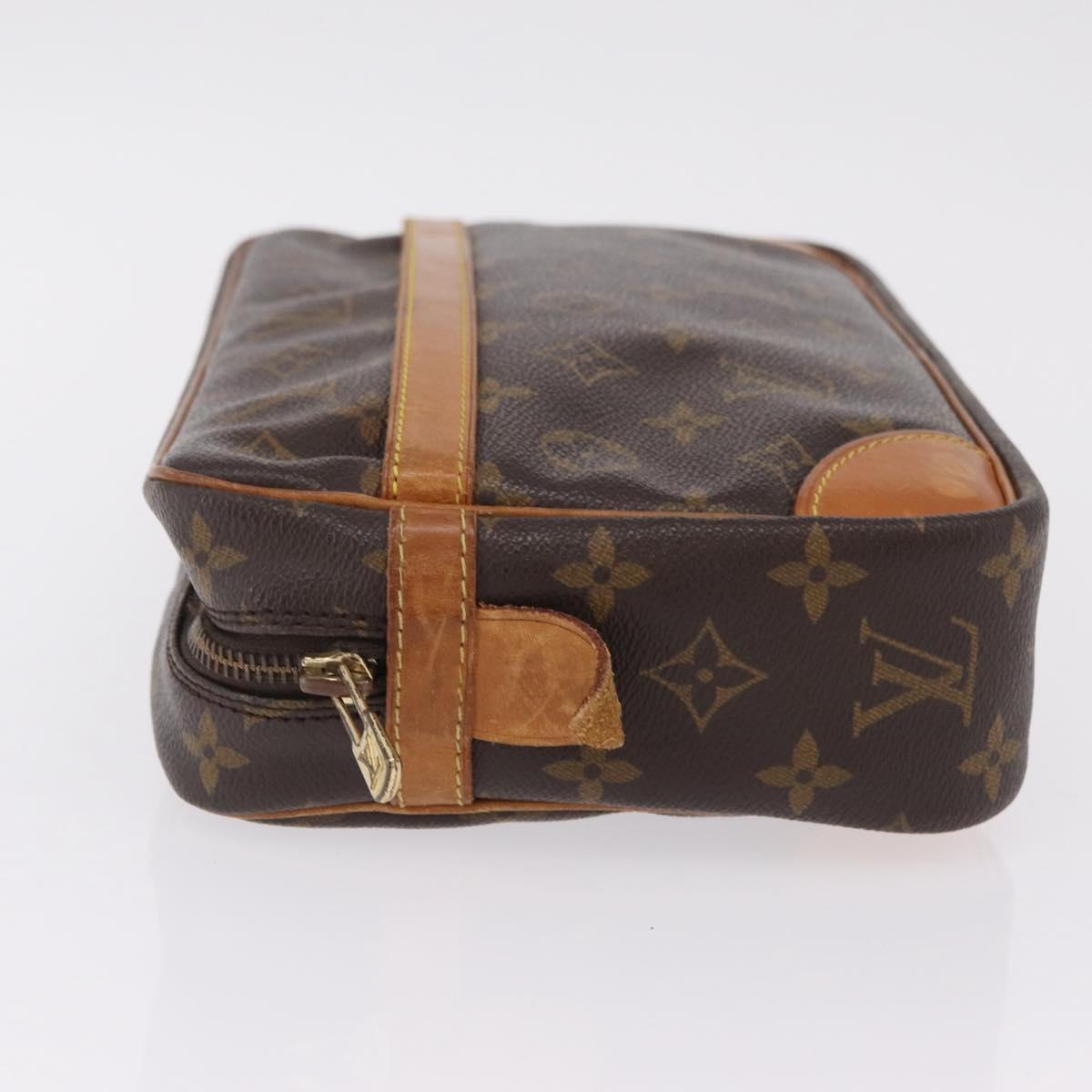 LOUIS VUITTON Monogram Compiegne 28 Clutch Bag M51845 LV Auth ep16014
