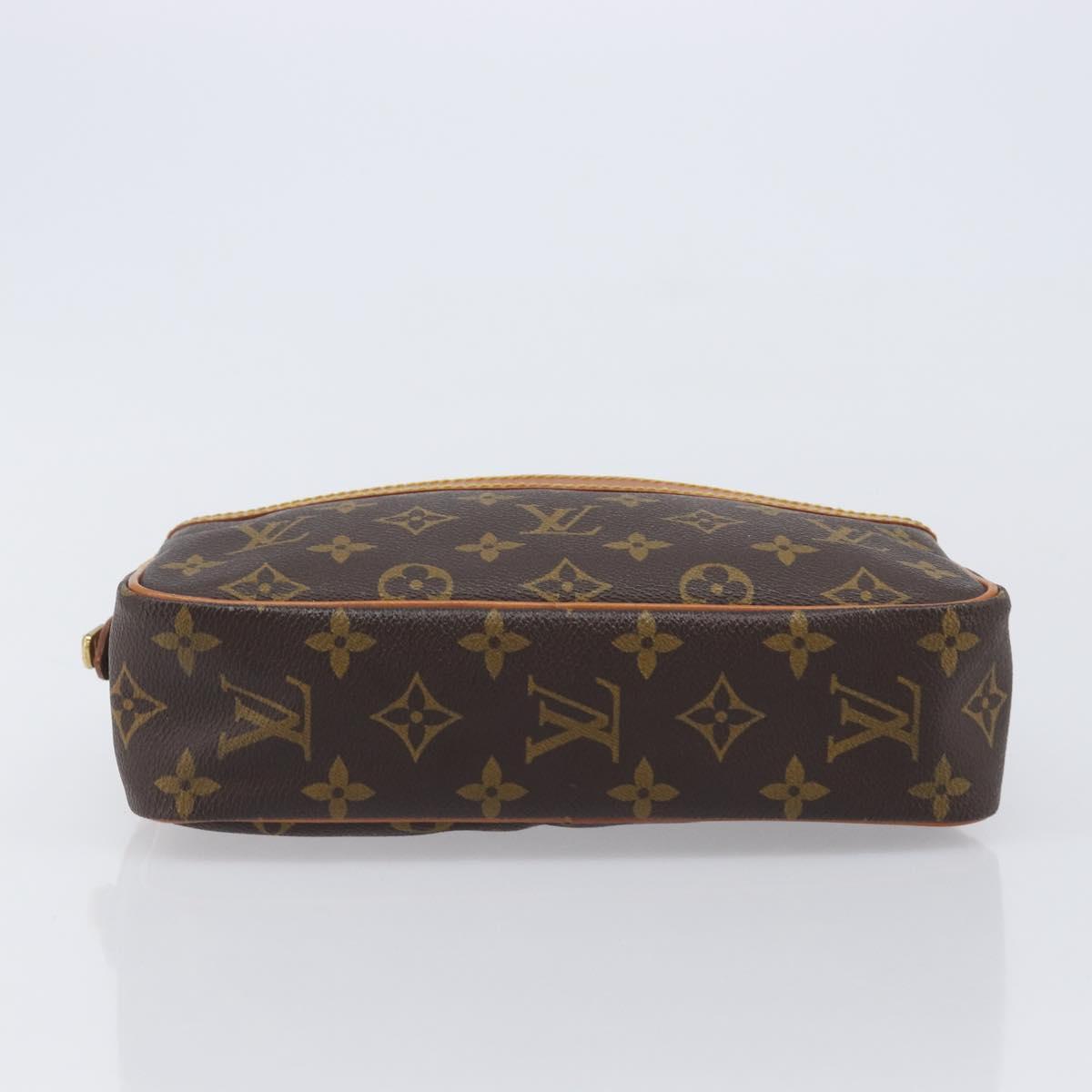 LOUIS VUITTON Monogram Compiegne 23 Clutch Bag M51847 LV Auth ep16015