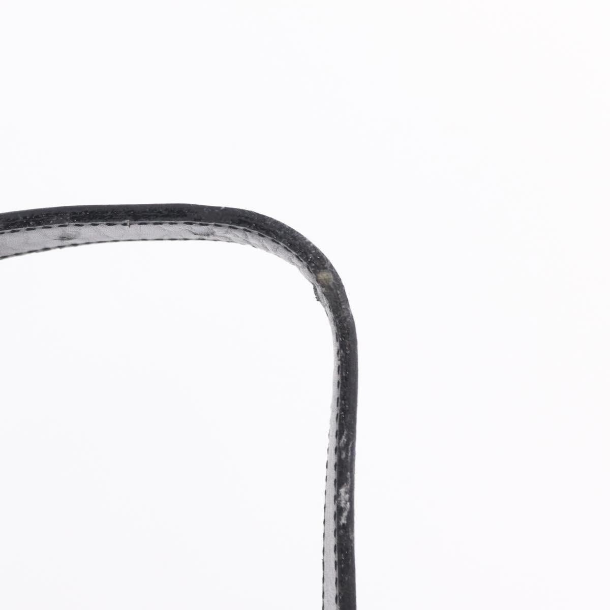 CELINE Shoulder Bag Leather Black Gold Auth ep16020A