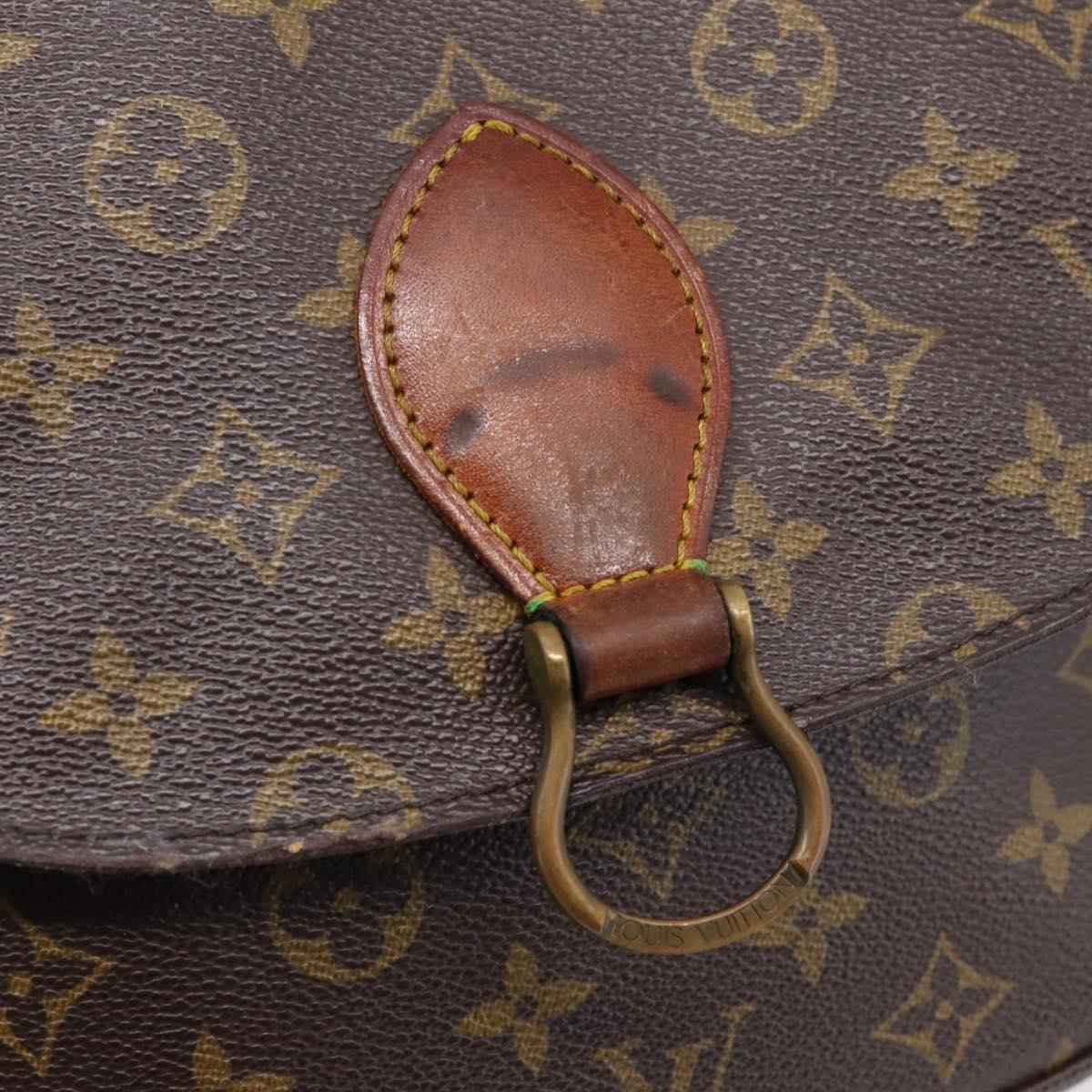 LOUIS VUITTON Monogram Saint Cloud GM Shoulder Bag M51242 LV Auth ep16023