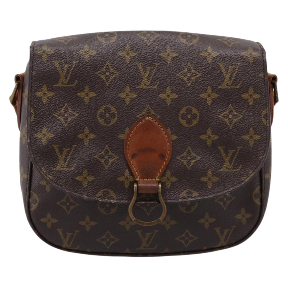 LOUIS VUITTON Monogram Saint Cloud GM Shoulder Bag M51242 LV Auth ep16023