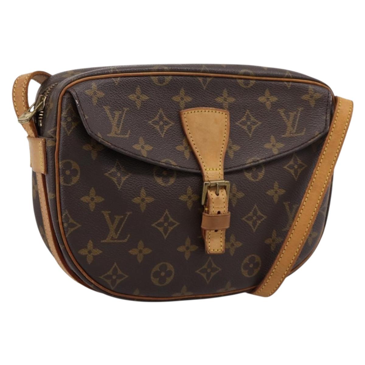 LOUIS VUITTON Monogram Jeune Fille MM Shoulder Bag M51226 LV Auth ep16032
