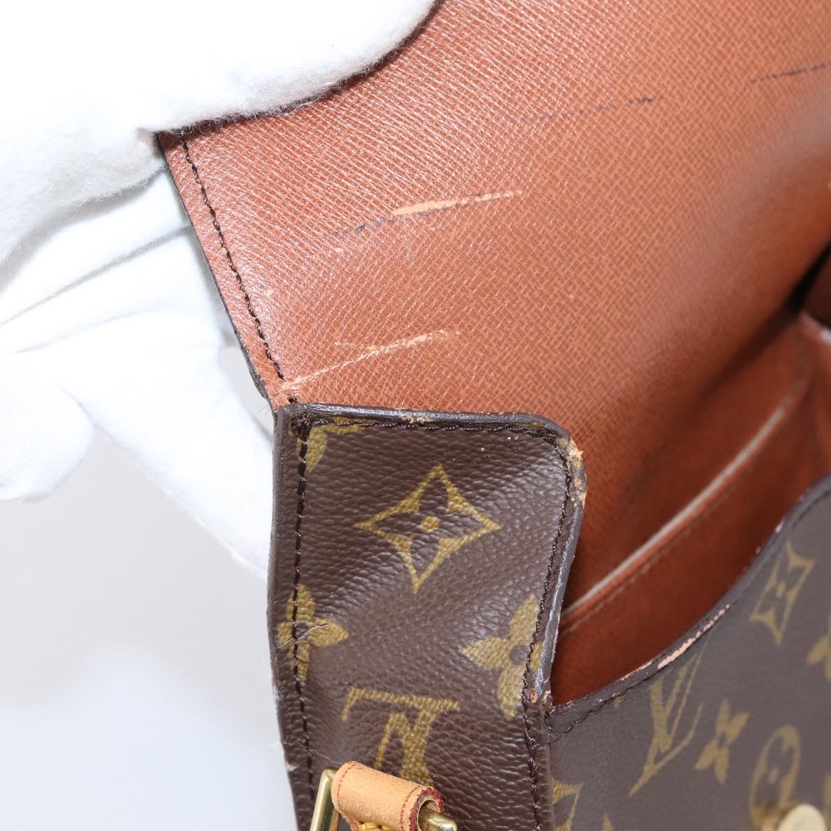 LOUIS VUITTON Monogram Saint Cloud PM Shoulder Bag M51244 LV Auth ep16035