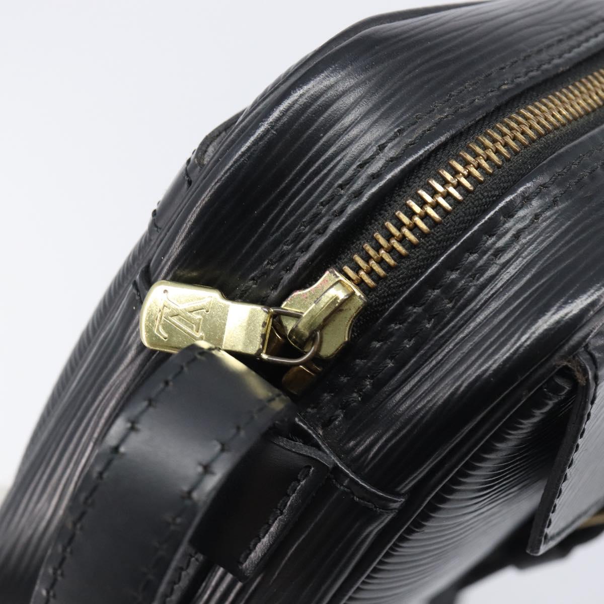 LOUIS VUITTON Epi Jeune Fille MM Shoulder Bag Black M52152 LV Auth ep16038A