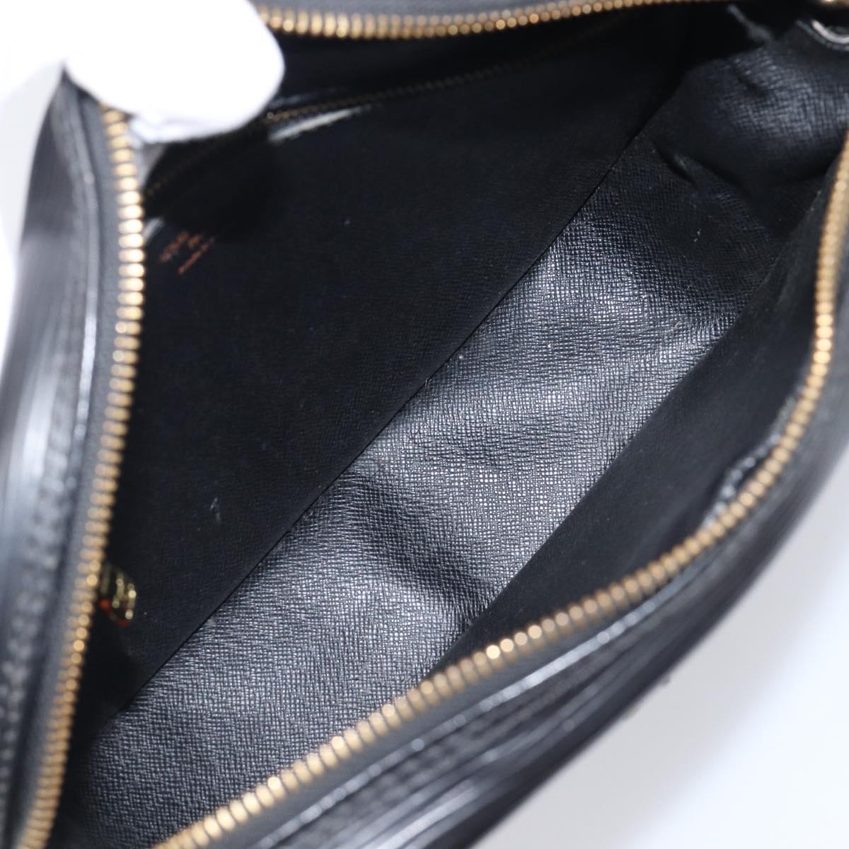 LOUIS VUITTON Epi Jeune Fille MM Shoulder Bag Black M52152 LV Auth ep16038A