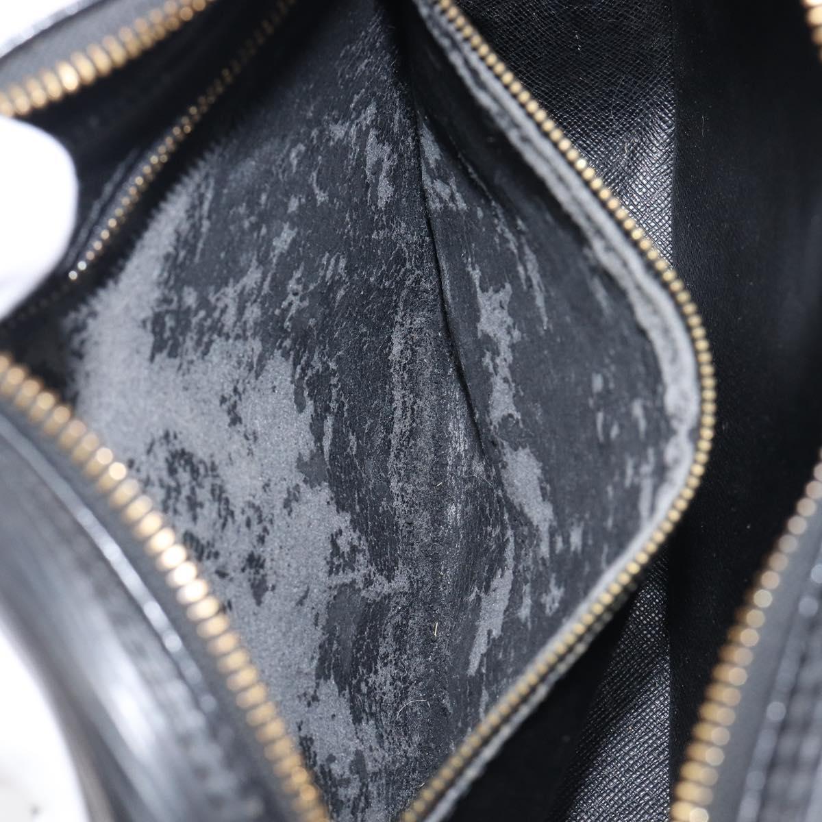 LOUIS VUITTON Epi Jeune Fille MM Shoulder Bag Black M52152 LV Auth ep16038A