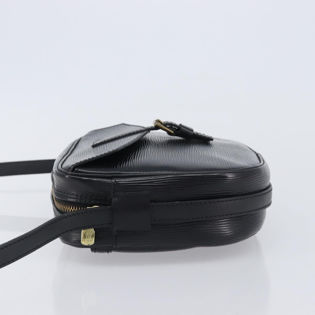 LOUIS VUITTON Epi Jeune Fille MM Shoulder Bag Black M52152 LV Auth ep16038A
