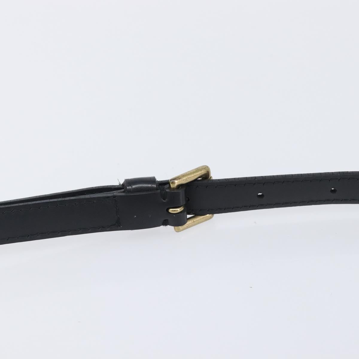 LOUIS VUITTON Epi Jeune Fille MM Shoulder Bag Black M52152 LV Auth ep16038A