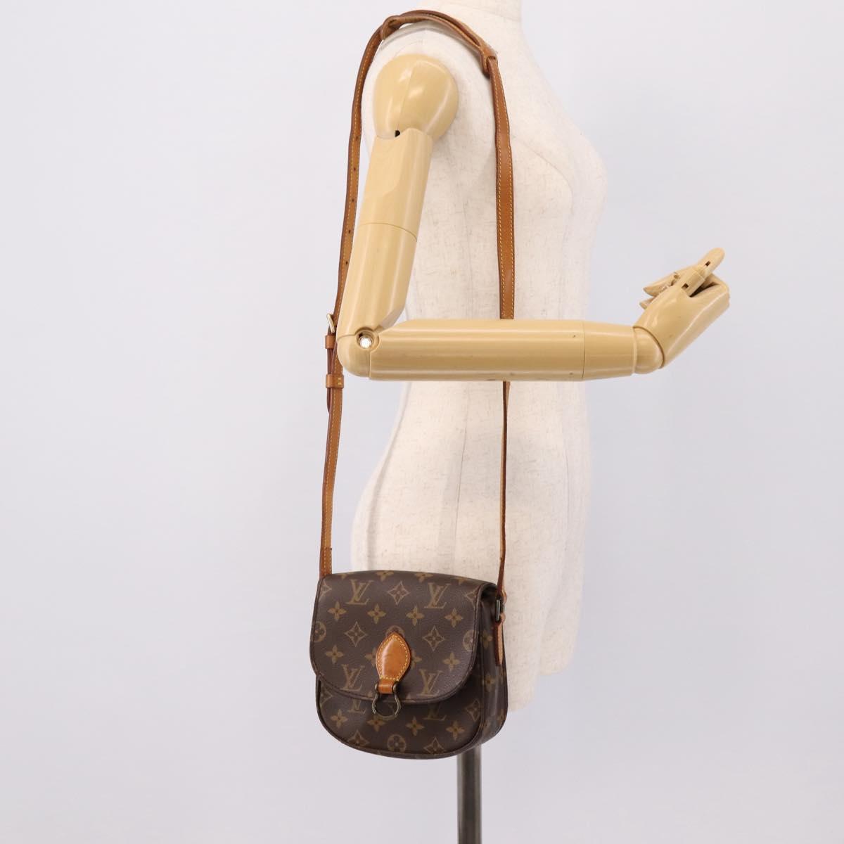 LOUIS VUITTON Monogram Saint Cloud PM Shoulder Bag M51244 LV Auth ep16039