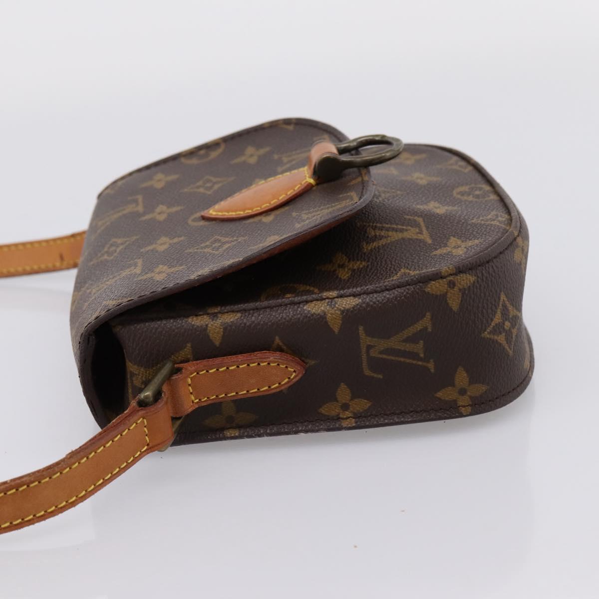 LOUIS VUITTON Monogram Saint Cloud PM Shoulder Bag M51244 LV Auth ep16039