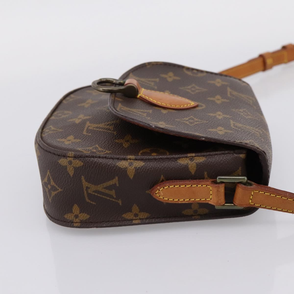 LOUIS VUITTON Monogram Saint Cloud PM Shoulder Bag M51244 LV Auth ep16039