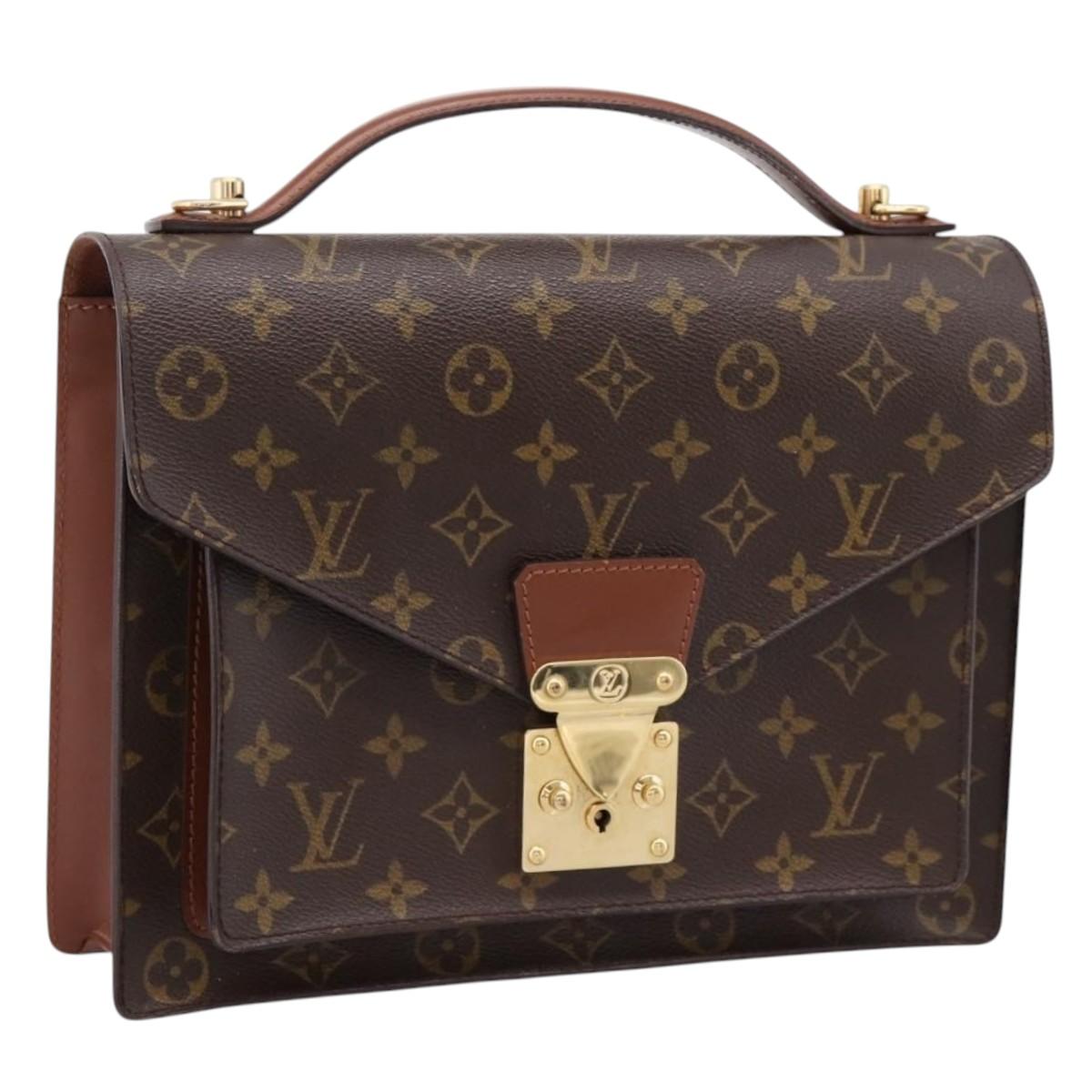 LOUIS VUITTON Monogram Monceau 28 Hand Bag M51185 LV Auth ep16040A
