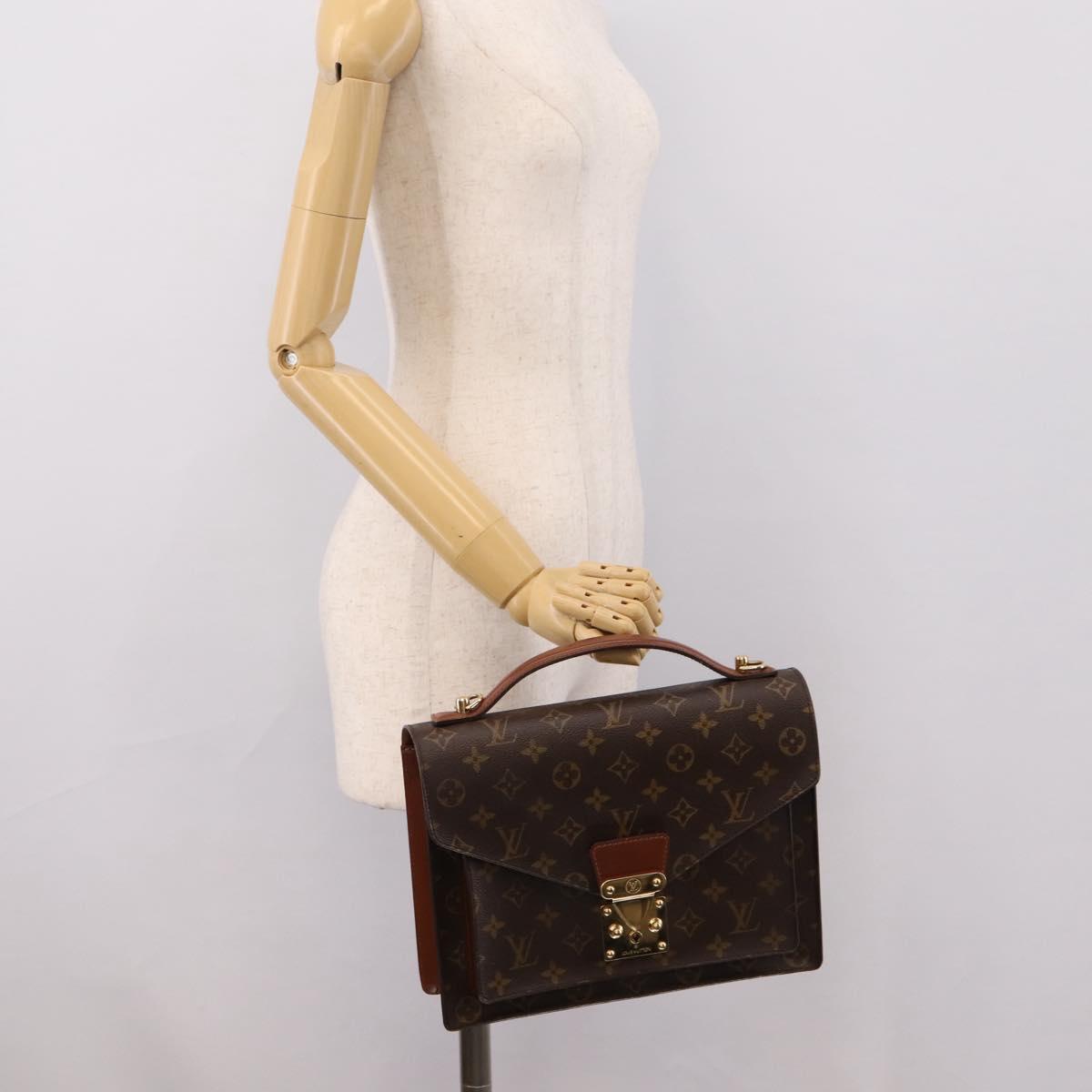 LOUIS VUITTON Monogram Monceau 28 Hand Bag M51185 LV Auth ep16040A