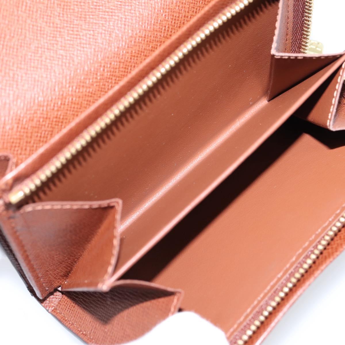 LOUIS VUITTON Monogram Porte Monnaie Billets Tresor Wallet M61730 Auth ep16045A