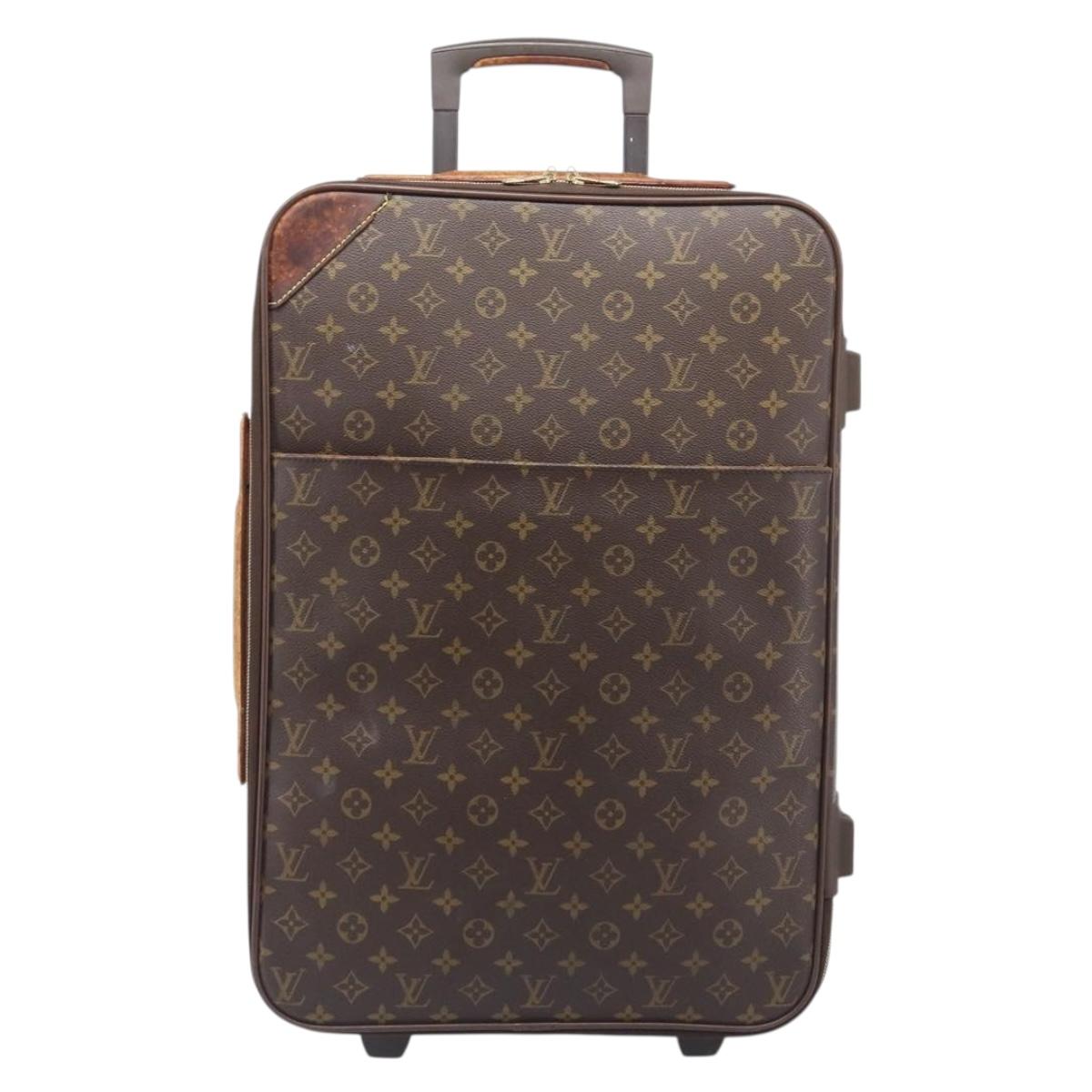 LOUIS VUITTON Monogram Pegas 55 suitcase M23294 LV Auth ep16053