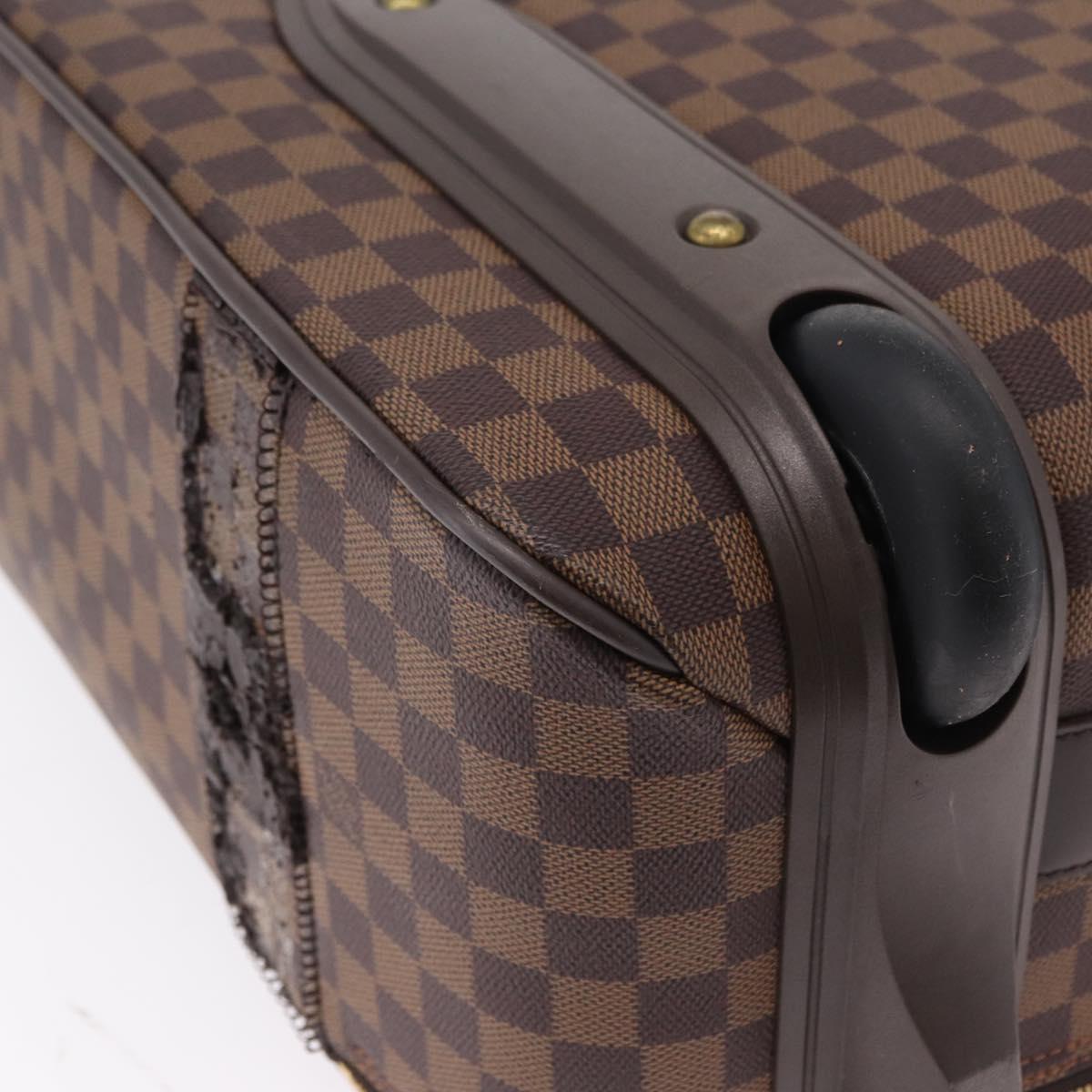 LOUIS VUITTON Damier Ebene Pegas 55 Suitcase N23294 LV Auth ep16054A
