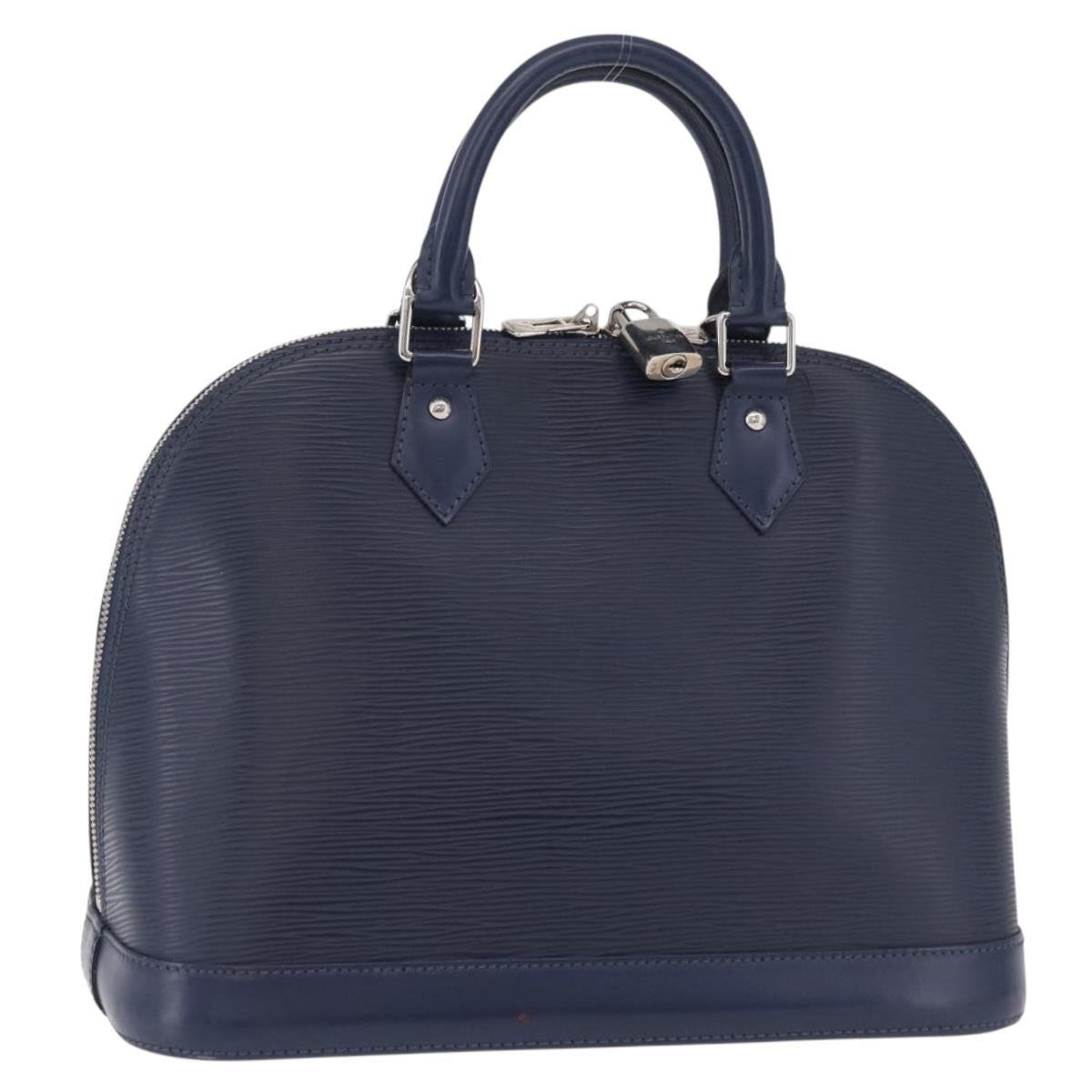 LOUIS VUITTON Epi Alma PM Hand Bag Indigo M40620 LV Auth ep16057V