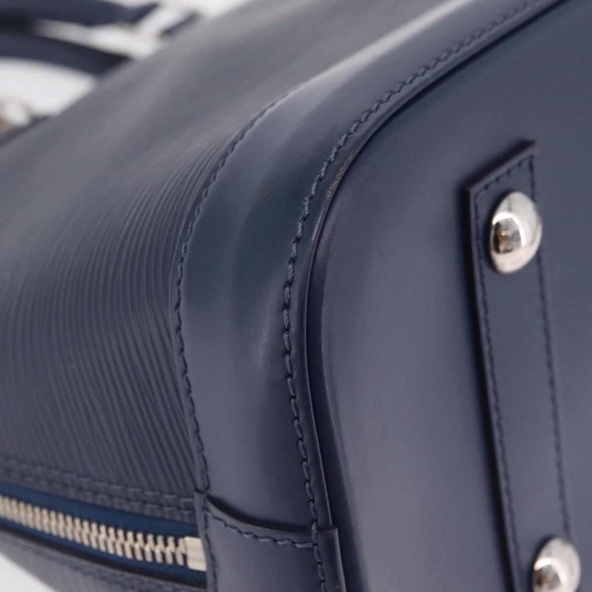 LOUIS VUITTON Epi Alma PM Hand Bag Indigo M40620 LV Auth ep16057V