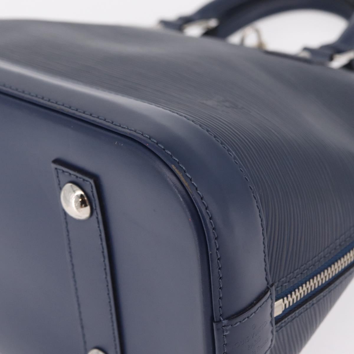 LOUIS VUITTON Epi Alma PM Hand Bag Indigo M40620 LV Auth ep16057V