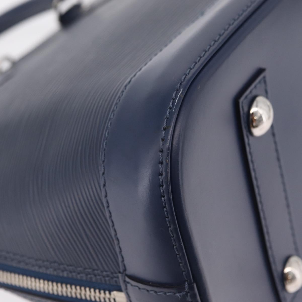 LOUIS VUITTON Epi Alma PM Hand Bag Indigo M40620 LV Auth ep16057V
