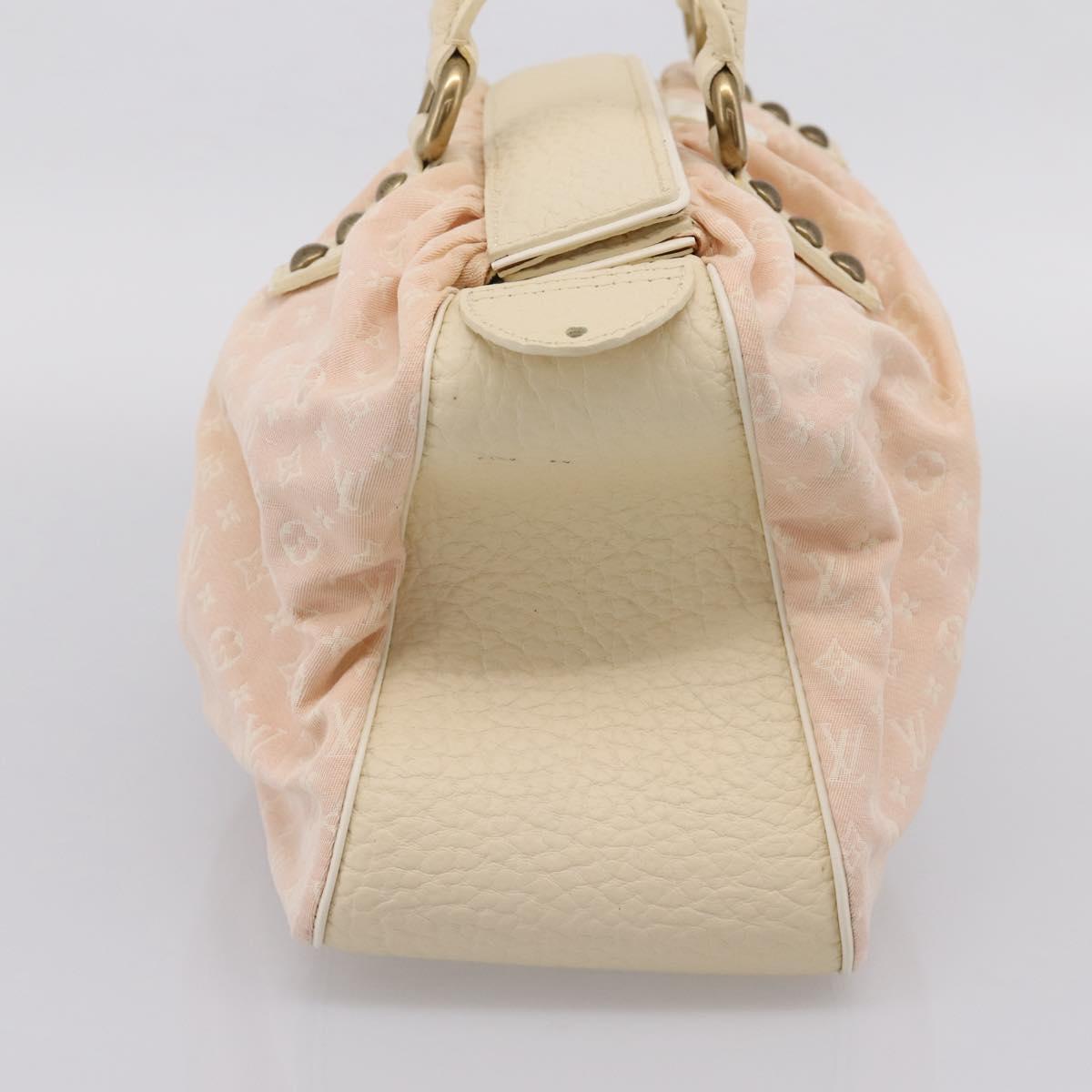 LOUIS VUITTON Monogram Mini Lin Trapeze GM Hand Bag Rose M40064 LV Auth ep16082