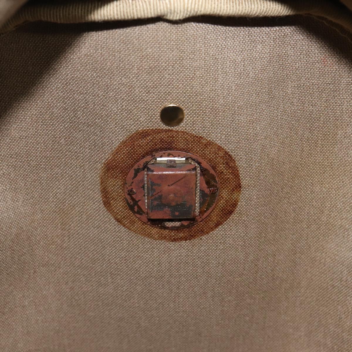 GUCCI GG Supreme Boston Bag PVC Beige Gold 24 012 468 50 Auth ep16084