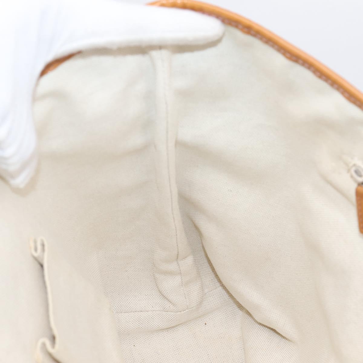 GUCCI GG Canvas Tote Bag Beige Gold 211970 Auth ep16087
