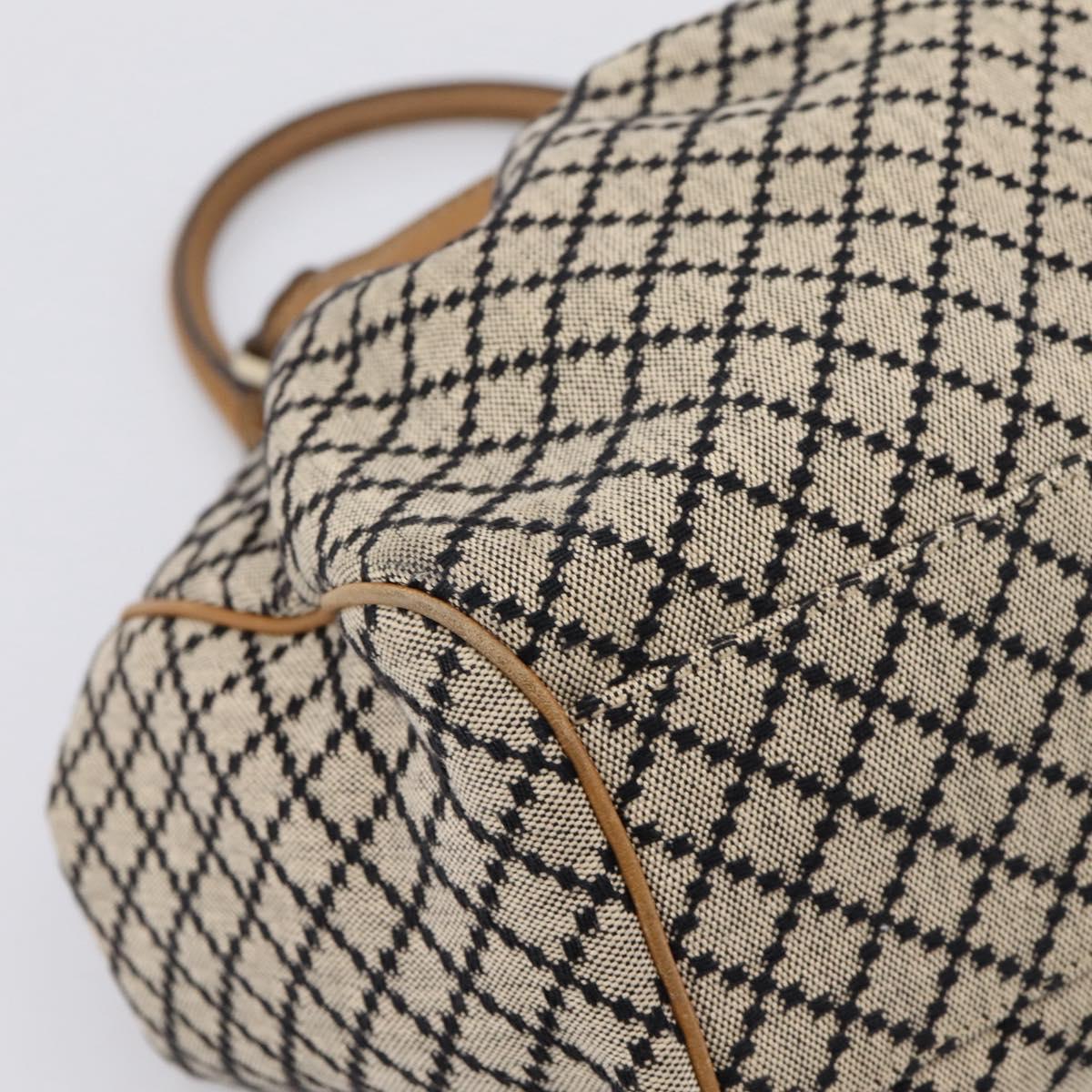 GUCCI Diamante Sukey Hand Bag Canvas Beige Gold 211944 Auth ep16091