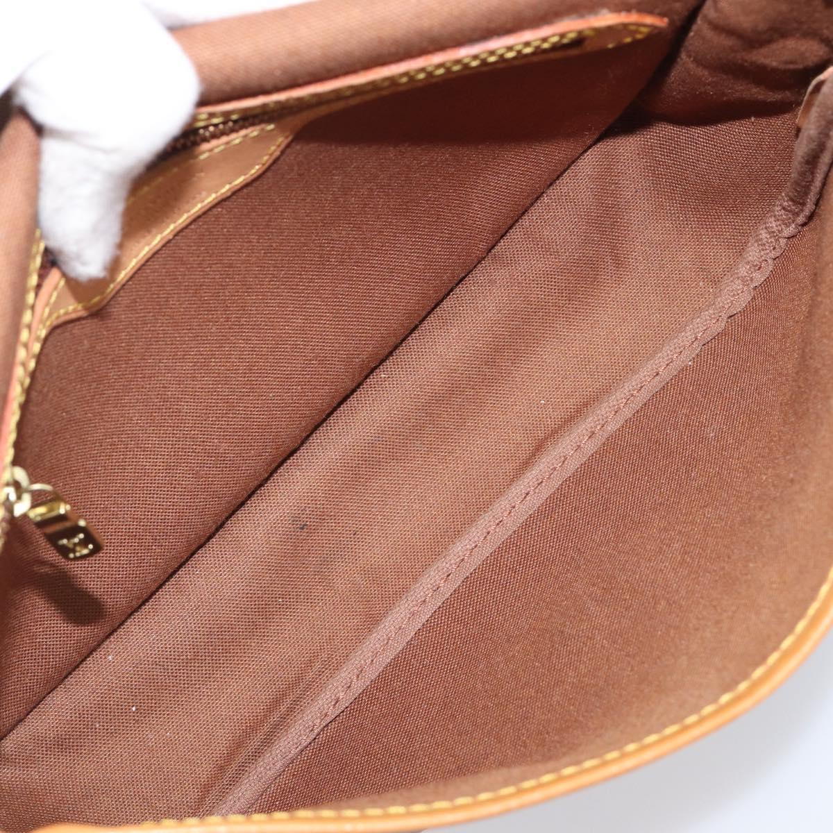 LOUIS VUITTON Monogram Gibeciere PM Shoulder Bag M42248 LV Auth ep16092A