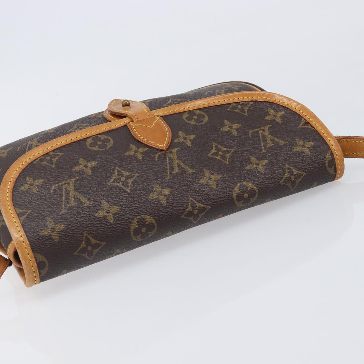 LOUIS VUITTON Monogram Gibeciere PM Shoulder Bag M42248 LV Auth ep16092A