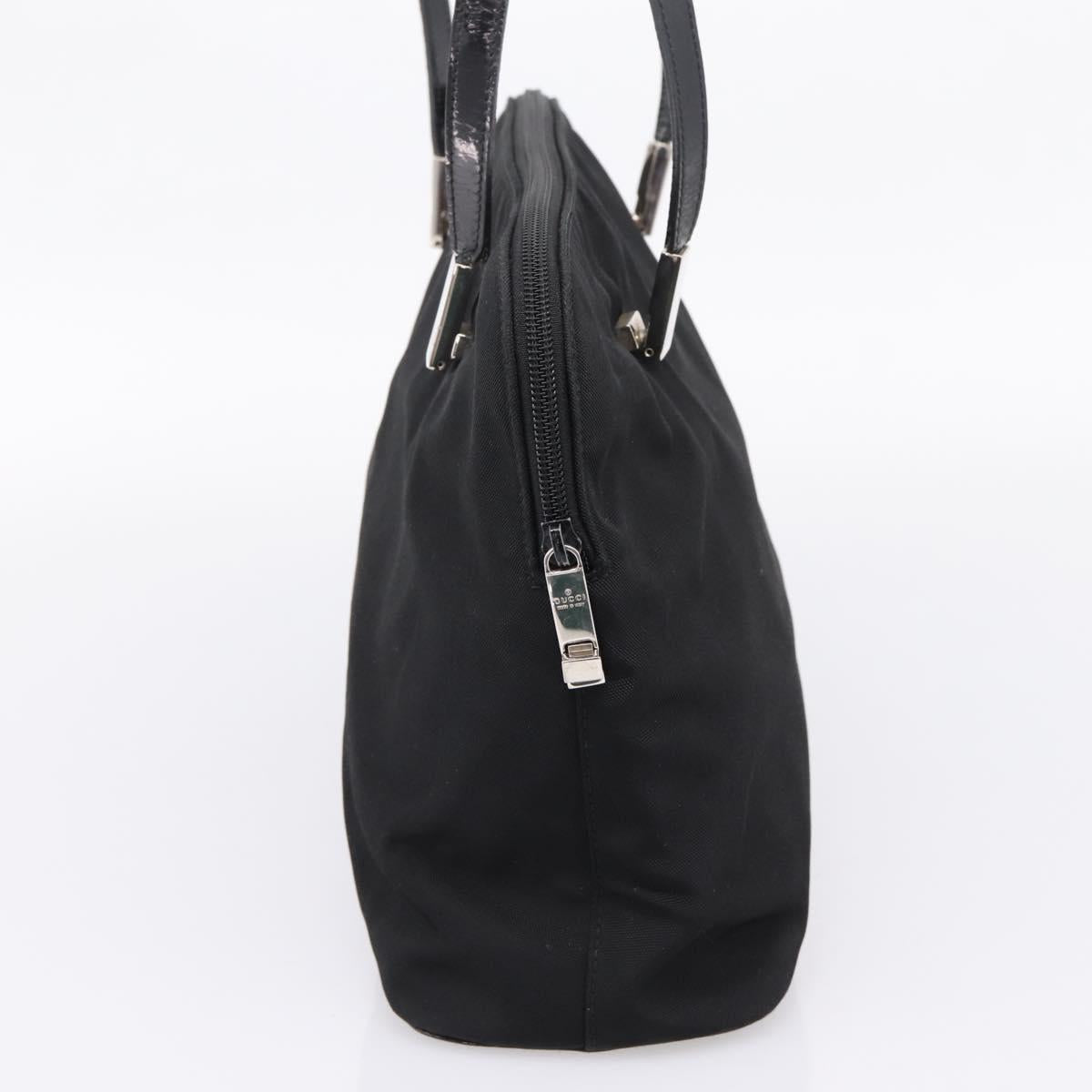 GUCCI Shoulder Bag Nylon Black Silver 002 1038 Auth ep16102