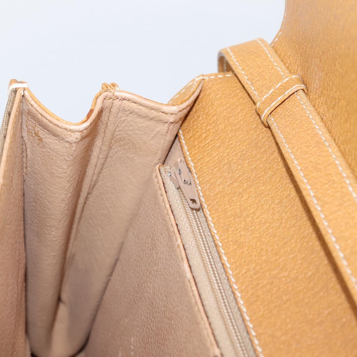 GUCCI Micro GG Supreme Shoulder Bag PVC Beige Gold 904 02 050 Auth ep16103