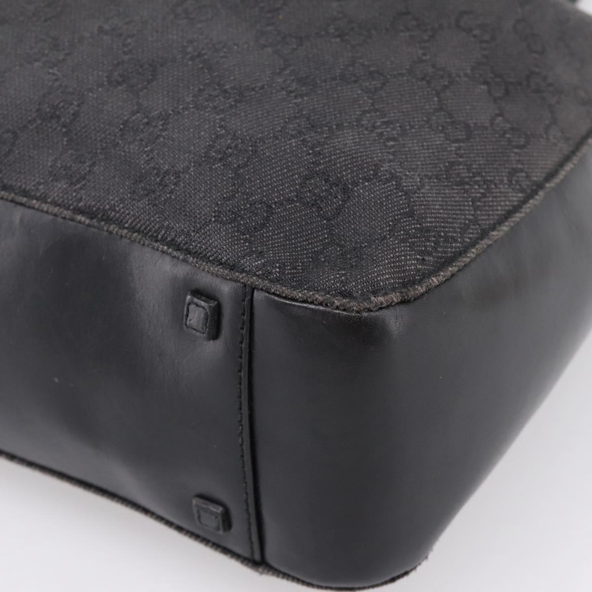GUCCI GG Canvas Tote Bag Black 101920 Auth ep16104