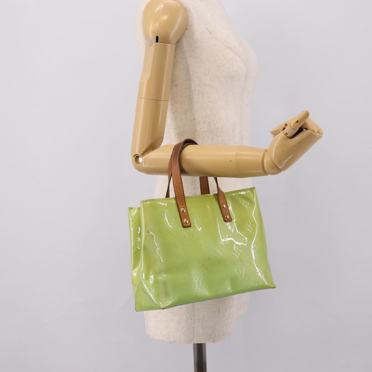 LOUIS VUITTON Monogram Vernis Reade PM Bag Peppermint M91307 LV Auth ep16109