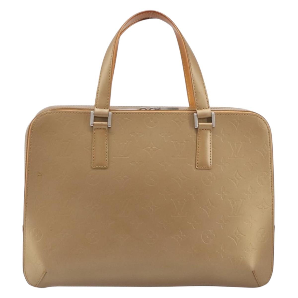 LOUIS VUITTON Monogram Mat Malden Hand Bag Amble M55137 LV Auth ep16122