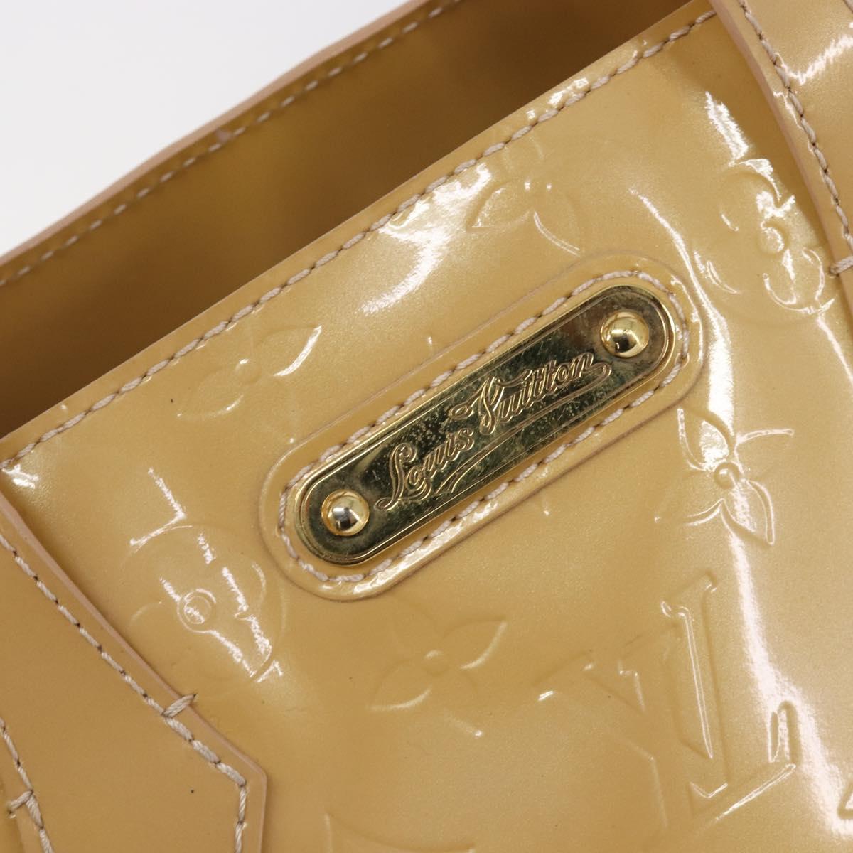 LOUIS VUITTON Monogram Vernis Wilshire PM Rose Flowlantern M91642 Auth ep16131