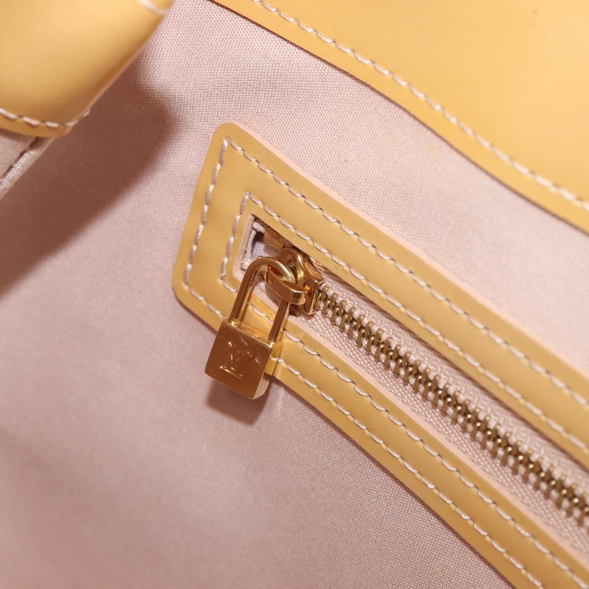 LOUIS VUITTON Monogram Vernis Wilshire PM Rose Flowlantern M91642 Auth ep16131