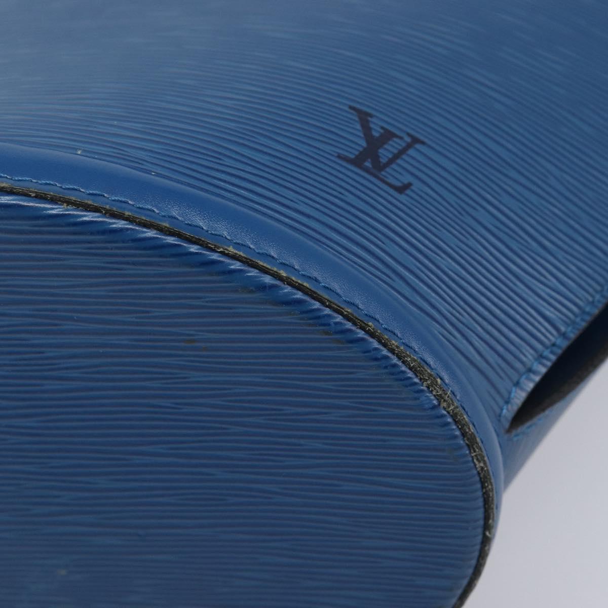 LOUIS VUITTON Epi Saint Jacques Shopping Shoulder Bag Blue M52275 Auth ep16132