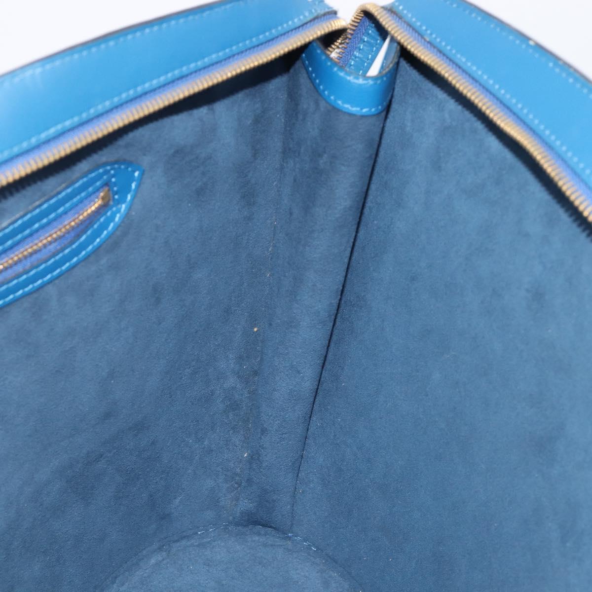 LOUIS VUITTON Epi Saint Jacques Shopping Shoulder Bag Blue M52275 Auth ep16132