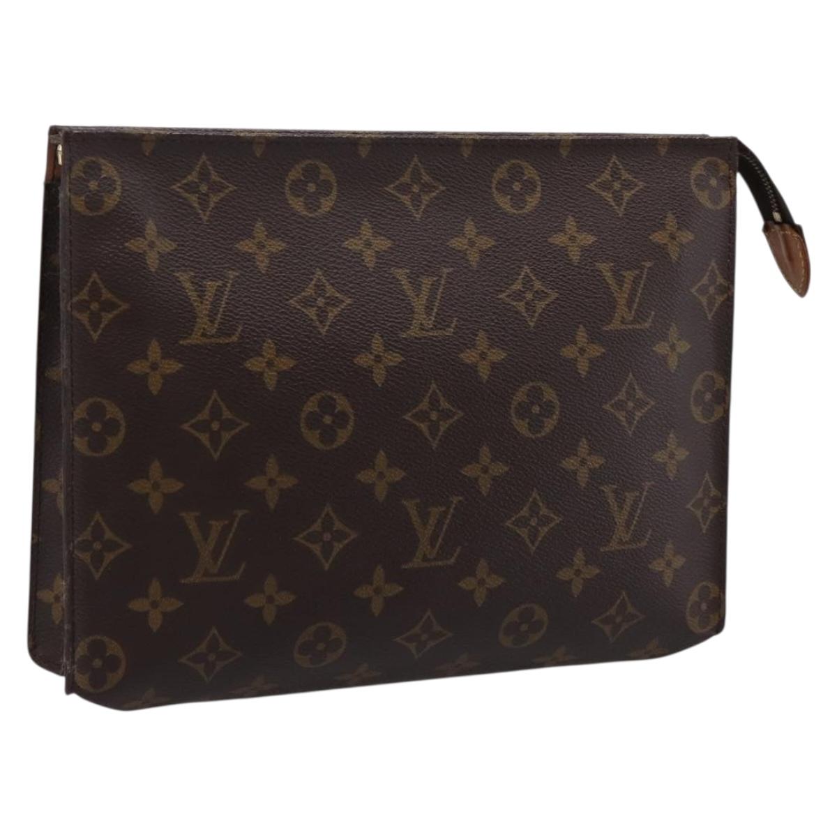 LOUIS VUITTON Monogram Poche Toilette 26 Pouch M47542 LV Auth ep16135A