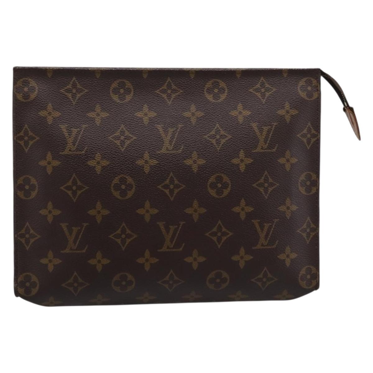 LOUIS VUITTON Monogram Poche Toilette 26 Pouch M47542 LV Auth ep16135A