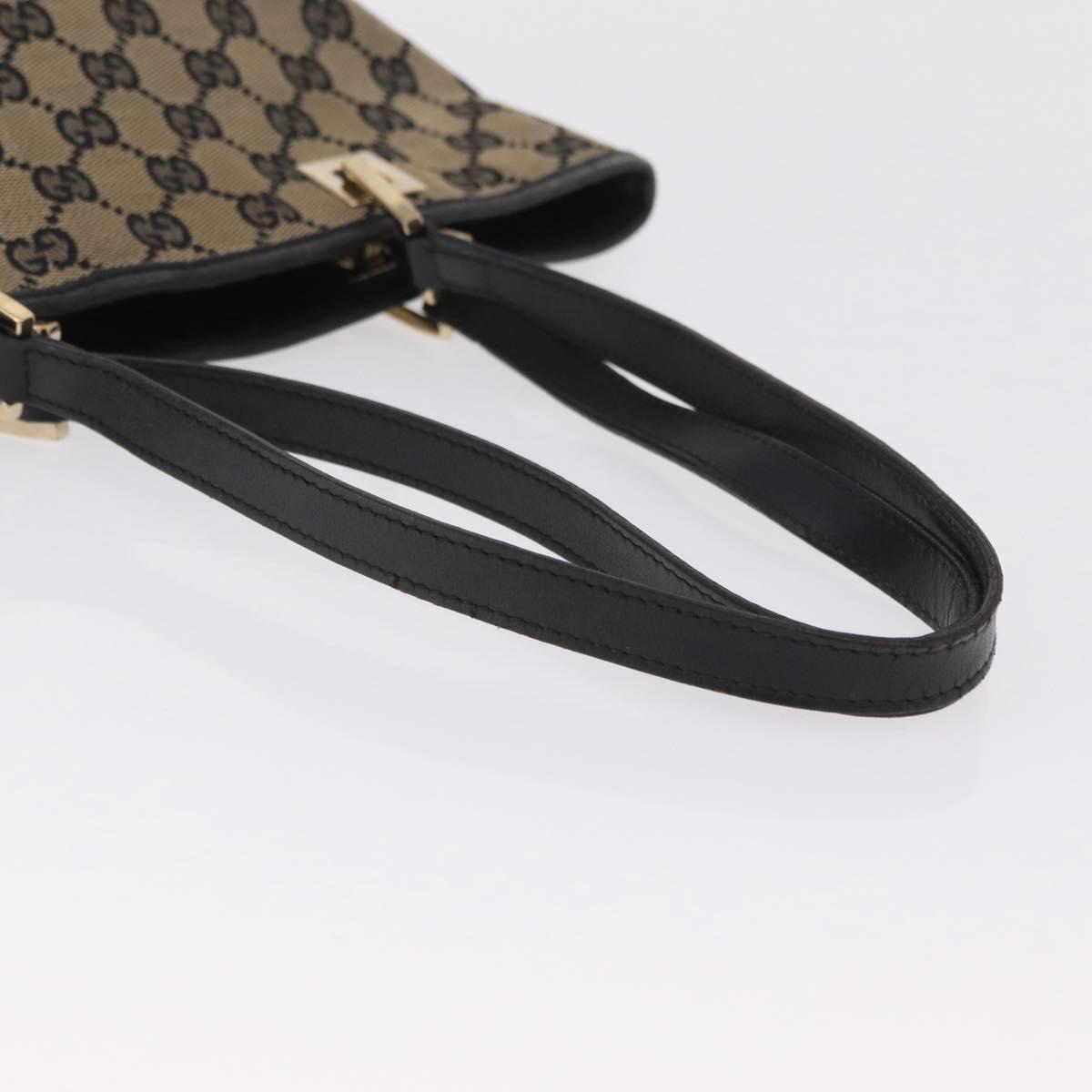 GUCCI GG Canvas Tote Bag Beige Gold 002 1099 Auth ep16137