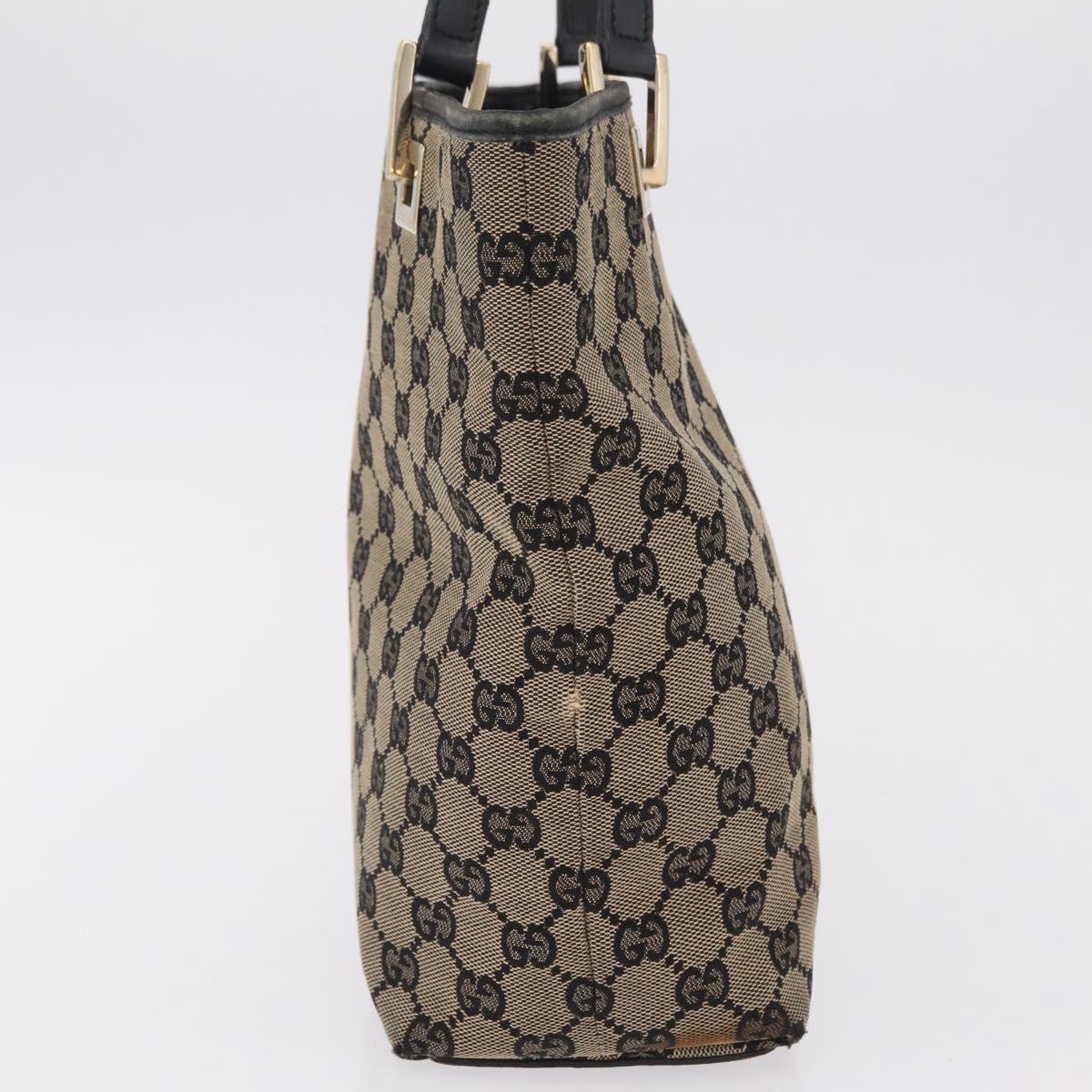 GUCCI GG Canvas Tote Bag Beige Gold 002 1099 Auth ep16137