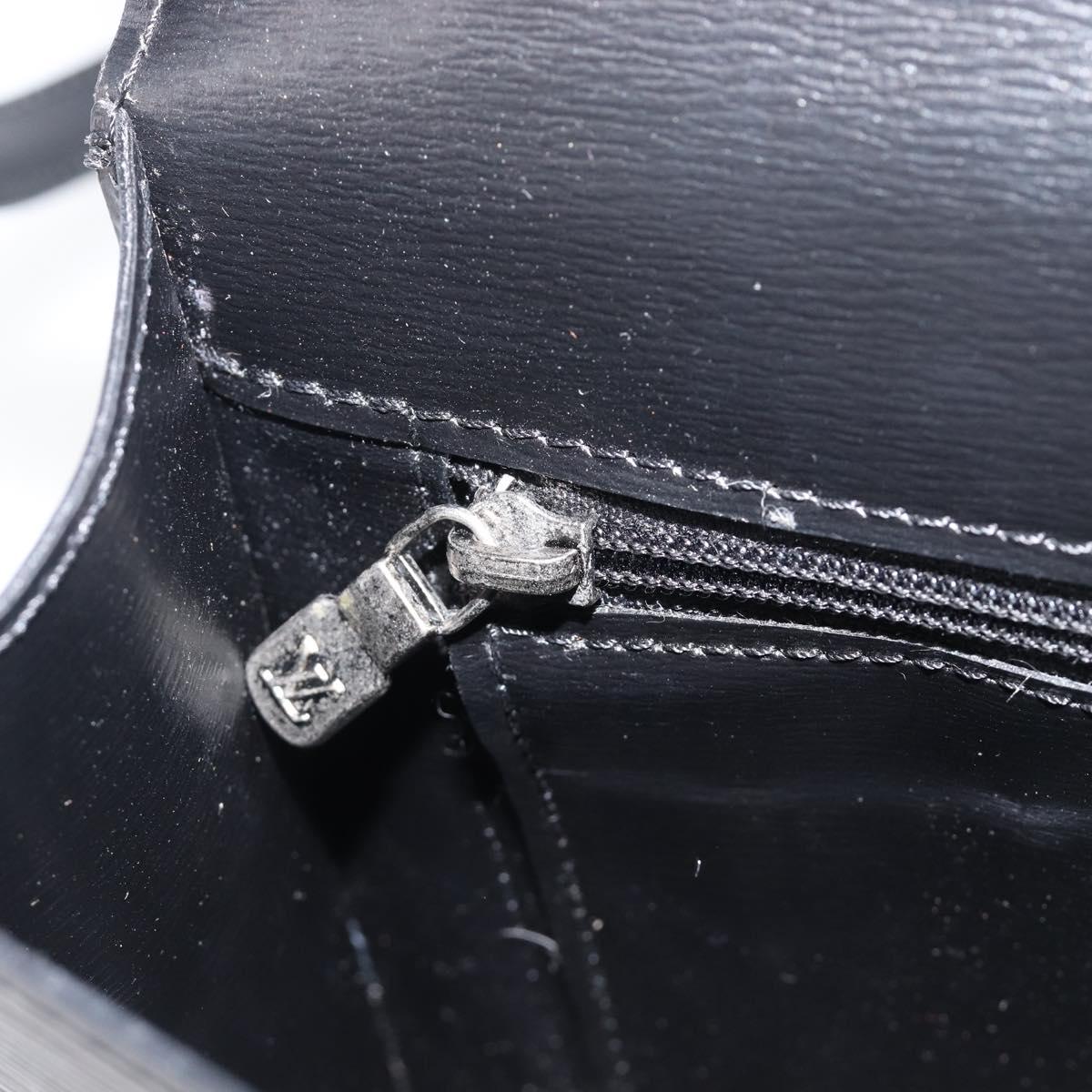 LOUIS VUITTON Epi Pochette Arche Shoulder Bag Black Noir M52572 LV Auth ep16147A