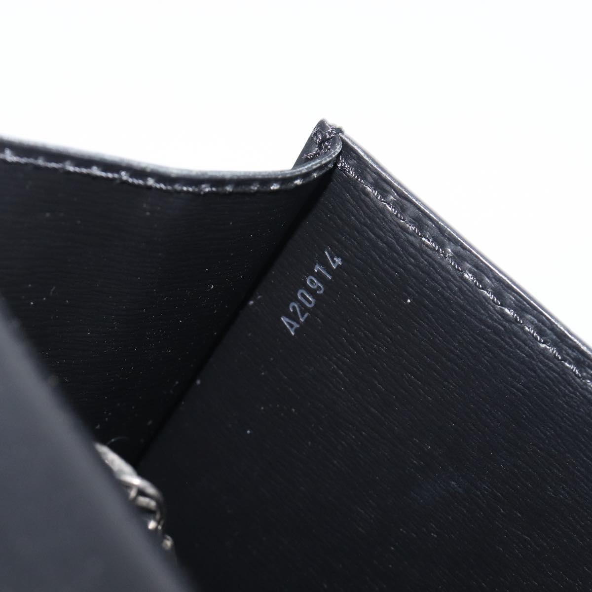 LOUIS VUITTON Epi Pochette Arche Shoulder Bag Black Noir M52572 LV Auth ep16147A